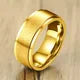 Stainless Steel Spin Ring: Gold Tone